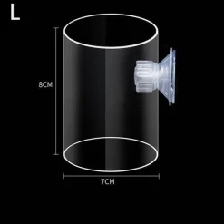 Furry Haven Haustierzubehör|Reinigungswerkzeuge Für Haustiere-Aquarium-Fischfutterspender - Transparentes Saugwerkzeug