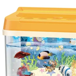 The Decor Haven Babyspielzeug-Aquariumspielzeug für Kinder – Spielset „Catching Fishes“