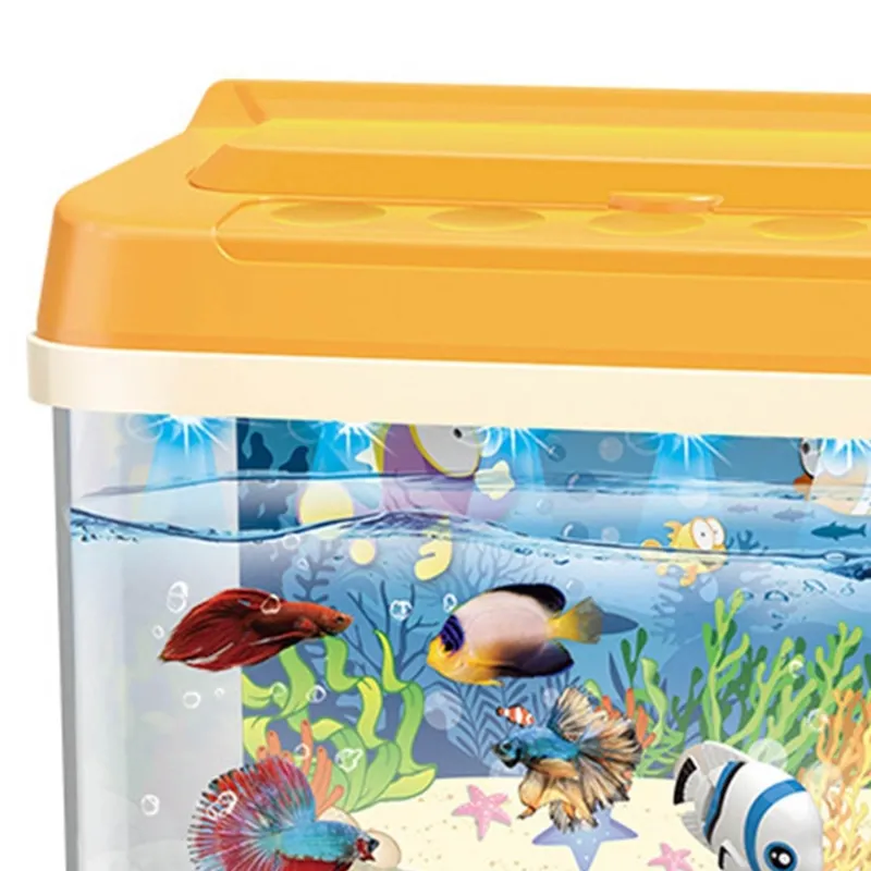 The Decor Haven Babyspielzeug-Aquariumspielzeug für Kinder – Spielset „Catching Fishes“