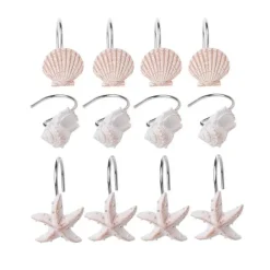 Aqua Essence Badezimmer-Archipelago Shower Curtain Hooks - Decorative Bathroom Accessories