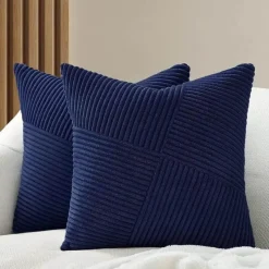 The Finishing Touch Wohndeko-Arlo Kissenbezug – gemütlicher, gerippter, dekorativer Kissenbezug