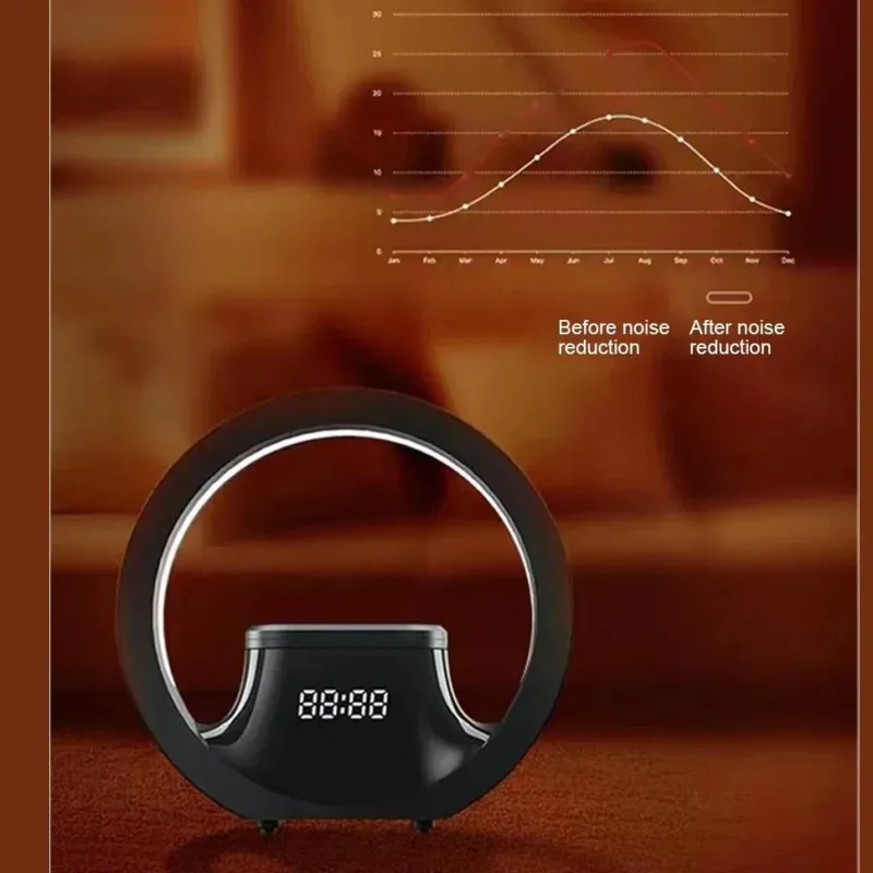 The Decor Haven Gadgets Für Zuhause-Aromatherapie-Bluetooth-Diffusorlampe – wohltuende Klangtherapie