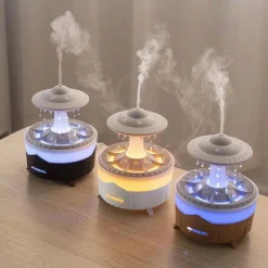 Bright Accents Beleuchtung-Aromatherapie-Luftbefeuchter – Diffusor für ätherische Öle „Raindrop“