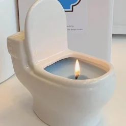 Comfort u0026 Style Beleuchtung-Aromatherapie-Toilettenkerze – Lustige Duftkerze