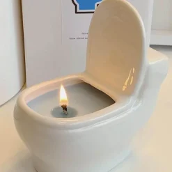 Comfort u0026 Style Beleuchtung-Aromatherapie-Toilettenkerze – Lustige Duftkerze