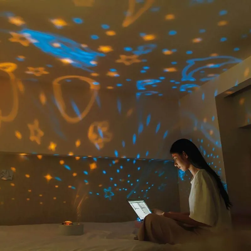 Comfort u0026 Style Beleuchtung-Aromatherapy Humidifier Diffuser Night Lamp - Relaxing Projector LED Light