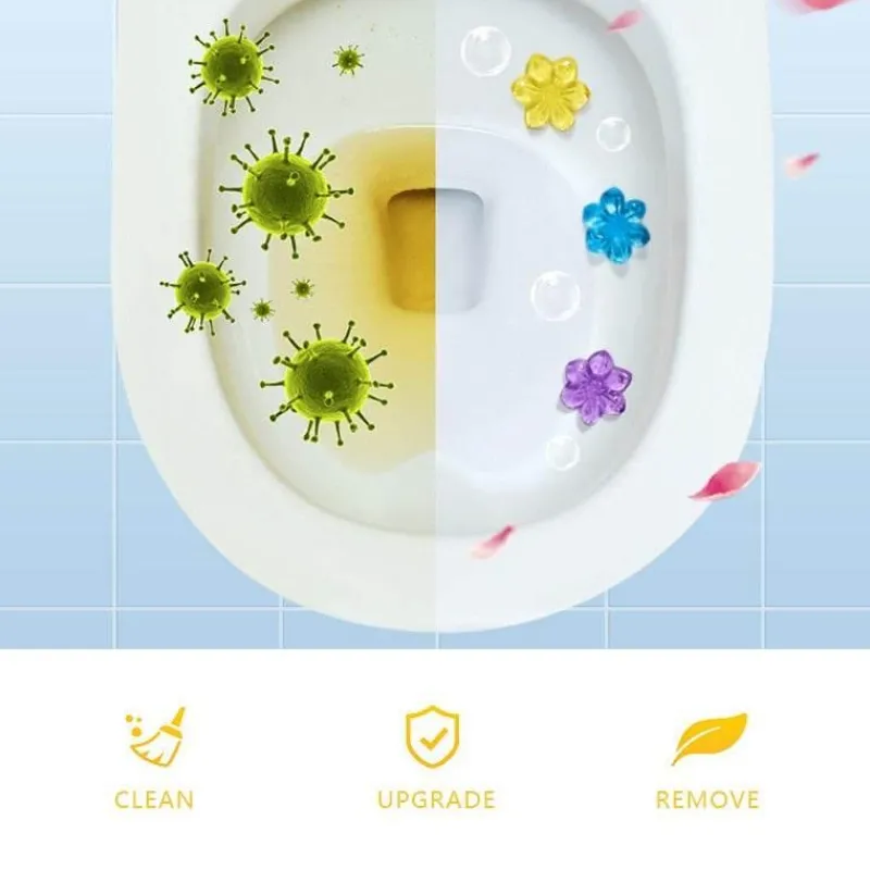 Tranquil Waters Badezimmer-Aromatischer Gel-Toilettenreiniger - Lufterfrischer