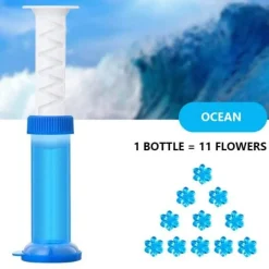 Tranquil Waters Badezimmer-Aromatischer Gel-Toilettenreiniger - Lufterfrischer