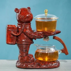 Brew Bliss Küche & Esszimmer-Astronaut Aroma Automatische Teekanne – Teekanne mit Sieb für Weltraumliebhaber