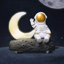 The Light Loft Beleuchtung-Astronaut Bluetooth Lautsprecherlampe - Cosmic Sound Nachtlicht Dekor