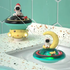 The Decor Haven Babyspielzeug-Astronauten-Badespielzeug – Galaxy Traveler – Badespaß mit Weltraumthema