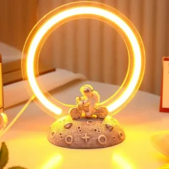 Bright Accents Beleuchtung-Astronauten-Fahrrad-Nachtlicht – Weltraum-Dekor