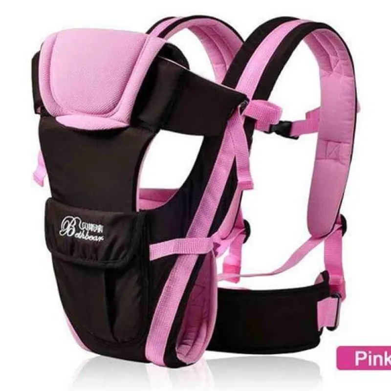 Kinder The Decor Haven Kinderwagen & Zubehör-Atmungsaktive 4-in-1-Babytrage mit Frontansicht