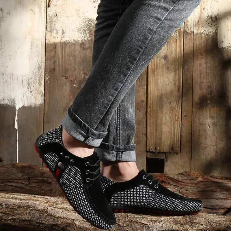 Herren Decor Herrenschuhe-Atmungsaktive Mokassin-Loafer für Herren – bequeme Freizeit-Sneaker