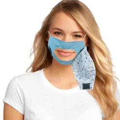 The Relaxation Nook Gesundheits-Gadgets|Gesundheits- Und Entspannungstools-Atmungsaktive Trinkmaske – Gesichtsbedeckung mit bequemer Passform