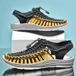 Herren Decor Herrenschuhe-Atmungsaktive Unisex-Strandschuhe – ausgehöhlte Sommerschuhe