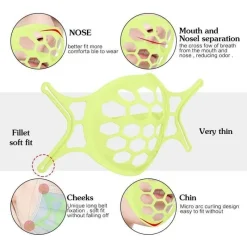The Relaxation Nook Gesundheits-Gadgets|Gesundheits- Und Entspannungstools-Atmungsaktiver Maskenstützrahmen – Innenhalterung für mehr Komfort