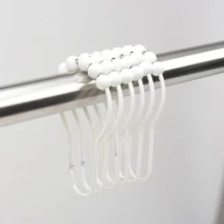 Aqua Essence Badezimmer-Atoll Shower Curtain Hooks - Stylish Bathroom Accessories