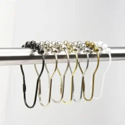 Aqua Essence Badezimmer-Atoll Shower Curtain Hooks - Stylish Bathroom Accessories