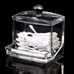 Tranquil Waters Badezimmer-Aufbewahrungsbox aus Acryl – transparenter Organizer-Halter