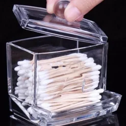 Tranquil Waters Badezimmer-Aufbewahrungsbox aus Acryl – transparenter Organizer-Halter