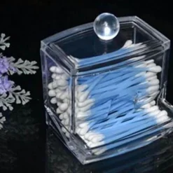 Tranquil Waters Badezimmer-Aufbewahrungsbox aus Acryl – transparenter Organizer-Halter