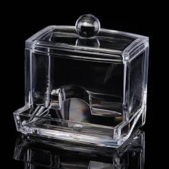 Tranquil Waters Badezimmer-Aufbewahrungsbox aus Acryl – transparenter Organizer-Halter