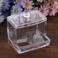 Tranquil Waters Badezimmer-Aufbewahrungsbox aus Acryl – transparenter Organizer-Halter