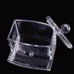 Tranquil Waters Badezimmer-Aufbewahrungsbox aus Acryl – transparenter Organizer-Halter