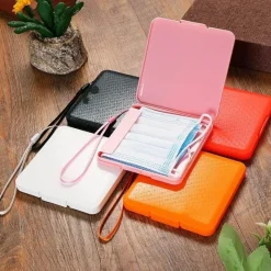 The Relaxation Nook Gesundheits-Gadgets|Gesundheits- Und Entspannungstools-Aufbewahrungsbox für Cartoon-Masken – süßer Organizer für Masken