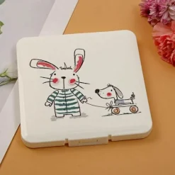 The Relaxation Nook Gesundheits-Gadgets|Gesundheits- Und Entspannungstools-Aufbewahrungsbox für Cartoon-Masken – süßer Organizer für Masken