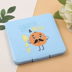 The Relaxation Nook Gesundheits-Gadgets|Gesundheits- Und Entspannungstools-Aufbewahrungsbox für Cartoon-Masken – süßer Organizer für Masken