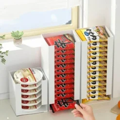 Space Savvy Küche & Esszimmer-Aufbewahrungsbox für Snacks in der Küche – ordentlicher Lebensmittelbehälter