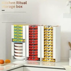 Space Savvy Küche & Esszimmer-Aufbewahrungsbox für Snacks in der Küche – ordentlicher Lebensmittelbehälter