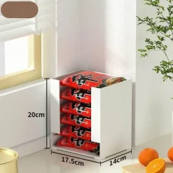 Space Savvy Küche & Esszimmer-Aufbewahrungsbox für Snacks in der Küche – ordentlicher Lebensmittelbehälter