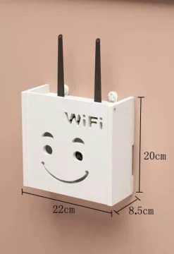 Tom Küche & Esszimmer-Aufbewahrungsbox für WLAN-Router und TV-Set-Top-Box-Rack, Power Organizer