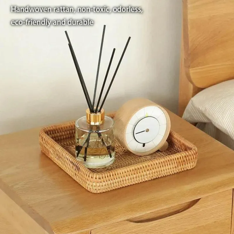 Feast u0026 Flair Küche & Esszimmer-Aufbewahrungskorb aus Rattan – Stilvoller Korb-Küchenorganizer