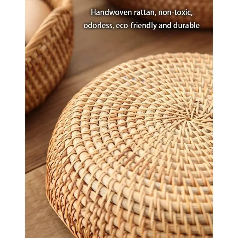 Feast u0026 Flair Küche & Esszimmer-Aufbewahrungskorb aus Rattan – Vielseitiger Snack- und Obst-Organizer