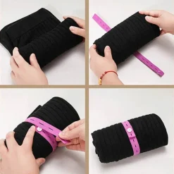 Tom Küche & Esszimmer-Aufbewahrungstaschen mit Gummiband – Kleider-Organizer für Schals, Hemden und Hosen