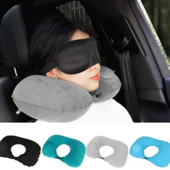 Wild u0026 Free Gear Autozubehör|Automobilindustrie-Aufblasbares Nackenkissen – leicht aufzupumpendes Reisestützkissen