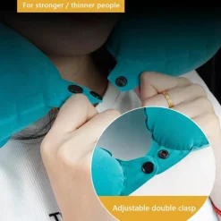 Wild u0026 Free Gear Autozubehör|Automobilindustrie-Aufblasbares Nackenkissen – leicht aufzupumpendes Reisestützkissen