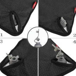 The Decor Haven Gadgets Für Zuhause-Aufblasbares Stuhlkissen – ultraweicher Komfort mit Wärmeableitung