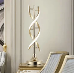Glow u0026 Shade Beleuchtung-Aurum Twist Table Lamp