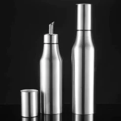 Tom Küche & Esszimmer-Auslaufsichere Ölflasche aus Edelstahl – Gewürzspender für die Küche