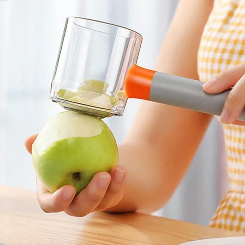 The Culinary Kit Küche & Esszimmer-Auslaufsicherer Gemüse- und Obstschäler – Einfache Aufbewahrungslösung für die Zubereitung