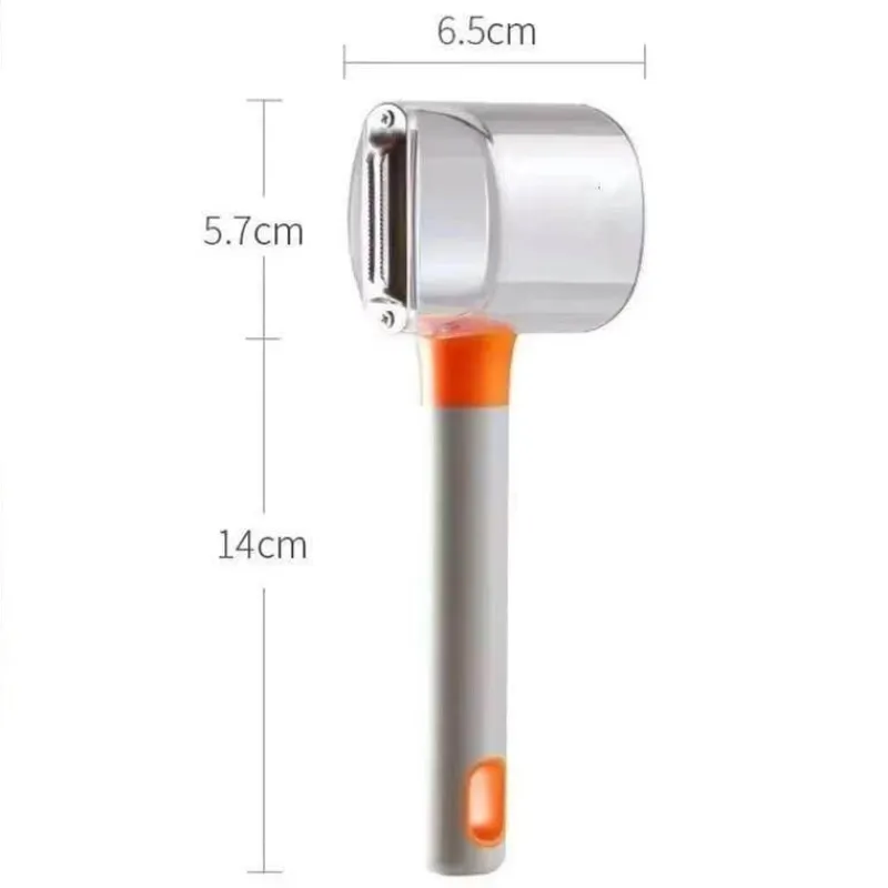 The Culinary Kit Küche & Esszimmer-Auslaufsicherer Gemüse- und Obstschäler – Einfache Aufbewahrungslösung für die Zubereitung