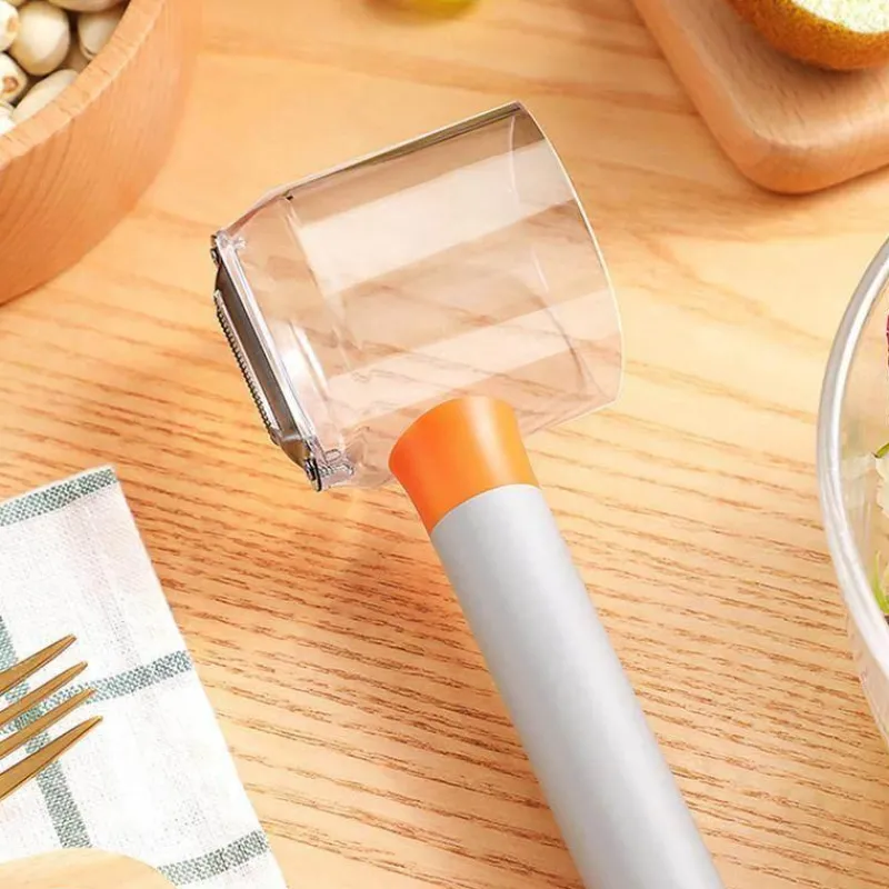 The Culinary Kit Küche & Esszimmer-Auslaufsicherer Gemüse- und Obstschäler – Einfache Aufbewahrungslösung für die Zubereitung
