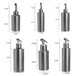 Tom Küche & Esszimmer-Auslaufsicherer Öltopf aus Edelstahl – Gewürzbehälter für die Küche