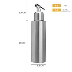 Tom Küche & Esszimmer-Auslaufsicherer Öltopf aus Edelstahl – Gewürzbehälter für die Küche