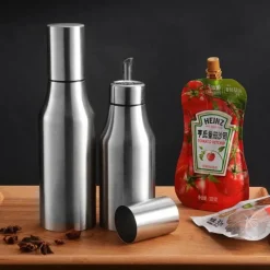 Tom Küche & Esszimmer-Auslaufsicherer Öltopf aus Edelstahl zur Gewürz- und Saftaufbewahrung in der Küche